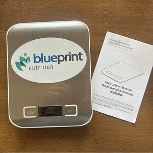 Silver Digital Kitchen Scale